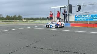 125 Superkart Standing Start Practice Doug Amiss @QueenslandRaceways