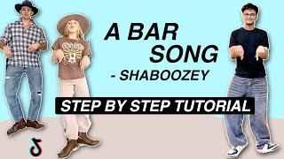 Shaboozey - A Bar Song *EASY DANCE TUTORIAL* Beginner Friendly