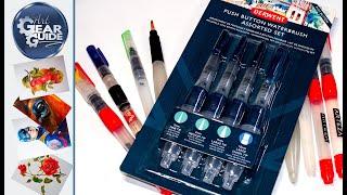 Derwent Push Button Water Brush Assorted Set Review  Derwent Water Brush Review