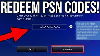 How To Redeem $500£500 Playstation Gift Cards - Redeem PSN Codes $100£100 $50£50 2024