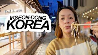 Back in Korea Exploring Ikseon-dong + Myeong-dong Food Trip  Mommy Haidee Vlogs