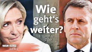 Wahl in Frankreich Linksbündnis liegt vor Le Pen und Macron  WDR aktuell