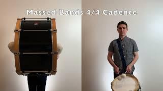 ANAPBA Massed Bands 44 Bass and Tenor Drum Cadence