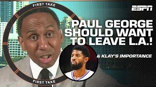 LISTEN TO ME ️ Stephen A. urges PG-13 to leave LA Clippers   First Take