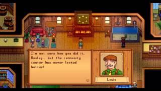 Stardew Valley - Community Center Completion Cut Scene