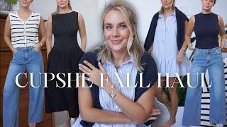 FALL TRY ON HAUL  CUPSHE 2024