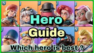 Which hero is best in Whiteout Survival  All basic and advance hero guide  Ultimate tips