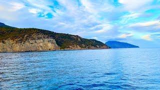 КРЫМ Открытие Черного моря Поездка на катере из ЯЛТЫ в ГУРЗУФ Панорамные виды и яркие впечатления