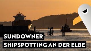 Sundowner an der Elbe  feat.  AIDAsol ️ CARTAGENA EXPRESS