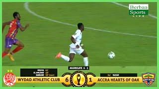 Wydad Athletic Club vs Accra Hearts of Oak 6 - 1. Goals and Highlights.