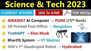 Science & Technology 2023 Current Affairs  Sci & Tech Current Affairs 2023  Indologus 