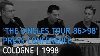 Depeche Mode  The Singles Tour 86-98 - Press Conference  Cologne 1998 TV raw material