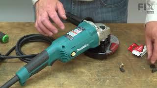 Makita Grinder Repair - How to Replace the Carbon Brush Set