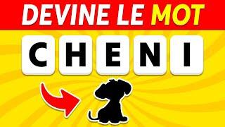 Devine le MOT à partir des LETTRES MÉLANGÉES   Quiz 50 Mots