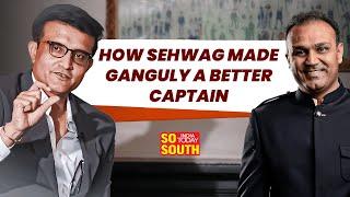 Sourav Ganguly Gives Leadership Lessons Through Dealing With Virender Sehwag Cricket  SoSouth