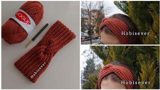 Easy Crochet Twist Headband Pattern for Beginners  Crochet Knitting Headband Patterns