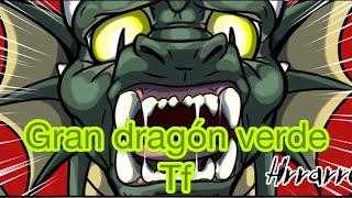 Gran dragón verde tf’s cómic By BlackRat