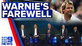 Cricket legends and close friends pay tribute to Shane Warne at state memorial  9 News Australia