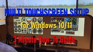 Multi Touchscreen SetupWindows 1011 -  3 minute tutorial