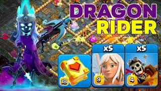 Unbeatable TH16 Queen Charge Dragon Rider Legend League Attacks Clash of Clans
