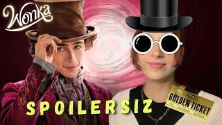 gecenin bir körü oturup WONKA filmi hakkında konuşuyorum spoilersız