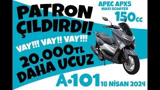 APEC APX5 150CC MAXI SCOOTER A101 18 NİSAN 2024