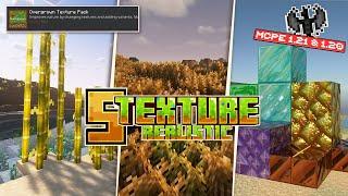 5 TEXTURE REALISTIC AESTHETIC - Di Minecraft 1.21 & 1.20  MCPE Render Dragon Low End Device