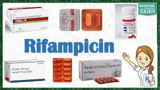 What is Rifampicin Indications Brand Name Side Effects Dose Form Contraindications. #Rifampicin