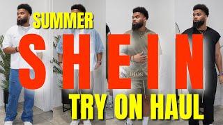 HUGE SHEIN TRY ON HAUL  MEN AFFORDABLE CLOTHING SUMMER 2024