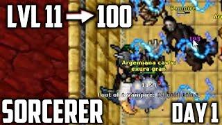 Sorcerer From LVL 14 to 100 in 6 DAYS - Part 1 Day 1