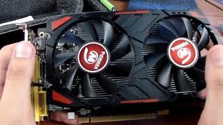 Новая видеокарта Veineda GTX 750TI с Али