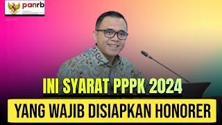 BREAKING NEWS.. INI SYARAT HONORER UNTUK IKUT PENGANGKATAN PPPK