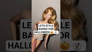 STYLING Barbie for Halloween        #dolls #shorts