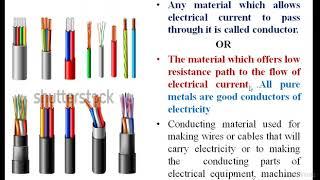 PROPERTIES OF CONDUCTING MATERIAL