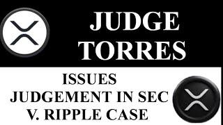 XRP NEWS UPDATE RIPPLE SEC CASE NEARING APPEAL{ Ripple Requests Monetary Judgment Stay}