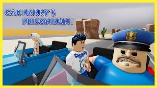 POLİS BARRYS YENİ ARABA ALDI BİZİ KOVALIYOR   ROBLOX CAR BARRYS PRISON RUN