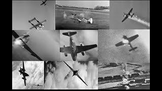 * USAAF “Fighter Kills Over Europe” Gun Camera Films 1944 1500- Restored