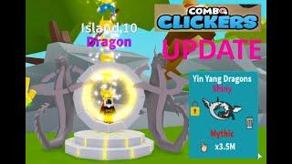 COMBO CLICKERS UPDATE  DRAGONS NEW ISLAND 