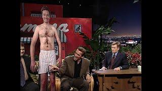 Arnold Schwarzenegger Analyzes Conans Physique  Late Night with Conan O’Brien