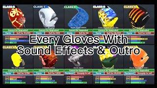 Every Gloves With Sound Effects & Outro In Roblox Boxing League Outdated