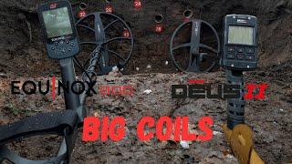 EQUINOX 900 vs DEUS 2 - Big coils - Coiltek 15 vs 13x11