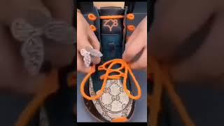 How to tie Shoe laces with style?? #shorts