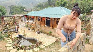 TIMELAPSE 60 days the girl built a livestock barn alone and began a new and difficult journey