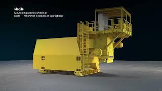 Efficient crushing with surface feeder breakers from Komatsu