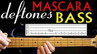 Deftones Mascara Bass Guitar Tab Lesson  Tabs Cover