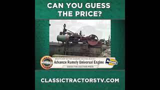 Guess The Price? Advance Rumley Universal Engine