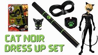 Dress up as Cat Noir with Mask Ring Baton and Kwami Plagg  Miraculous Ladybug Cosplay Set Review