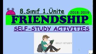 LGS İngilizce 8. Sınıf 1. Ünite Friendship Etkinlikler