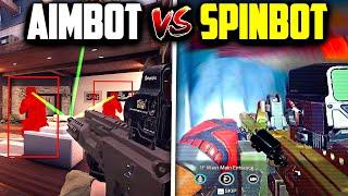 When AIMBOT faces SPINBOT Cheats in Rainbow Six Siege