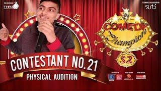 Comedy Champion Season -2 Physical Audition Diwash bhusal  Parody